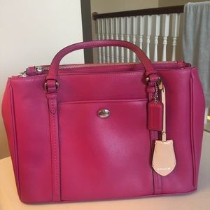 Coach fuchsia handbag
